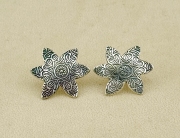 Large Fancy Floral Earrings