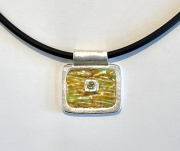 after-van-gogh  wheat field enamel pendant