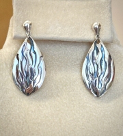 Textured Drop Earrings