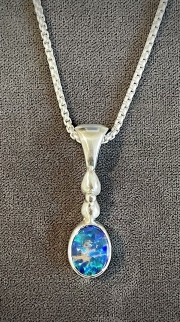Pear Shapes w/Opal Pendant