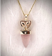 Gold Fleur Pendant