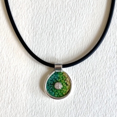 sea-walk  enamel pendant